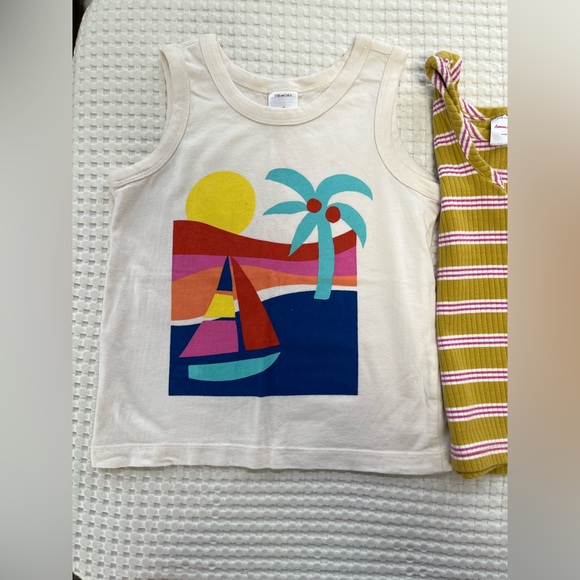 Hanna Andersson || Girls Size 5 Spring Summer Tank Bundle - Picture 2 of 4